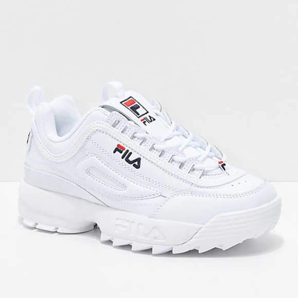 Fila Shoes - FILA Disruptor II White Shoes Women's Sz 6.5